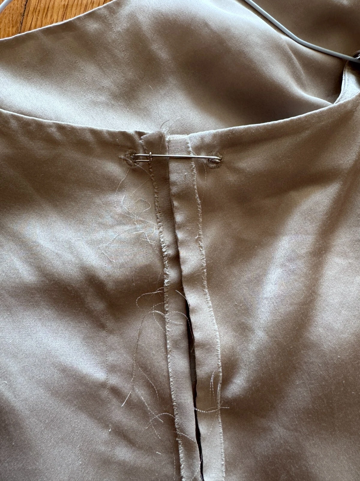 Acne Studios Bacall mini abito beige champagne FR 34 US 2