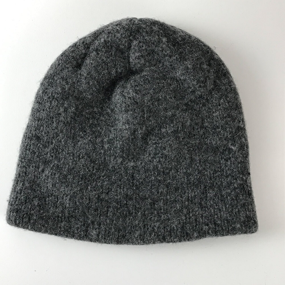Gray Knit Winter Hat - image 2