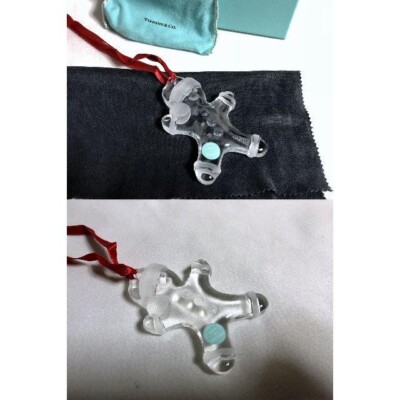 TIFFANY & CO. Crystal Christmas Gingerbread man Ornament