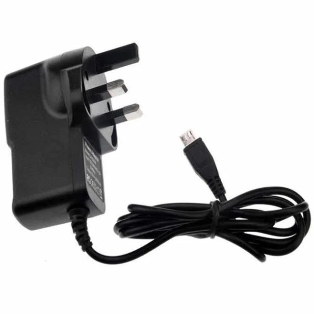 5V 2A Micro USB Mains Power Supply 3 Pin Charger for Raspberry Pi Tablet Mobile