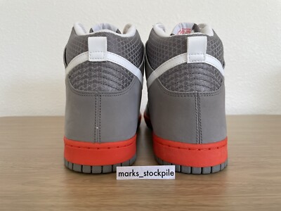 2010 Nike Dunk High Unpigeon Light Charcoal White Team  display picture 1