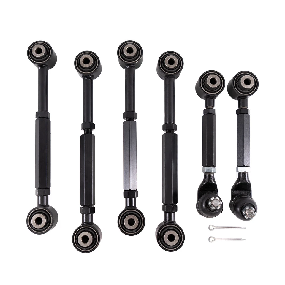 6pcs Rear Upper & Lower Control Toe Camber Arms For 2004-2008 Acura TSX 04-08 Foto 2 de 4