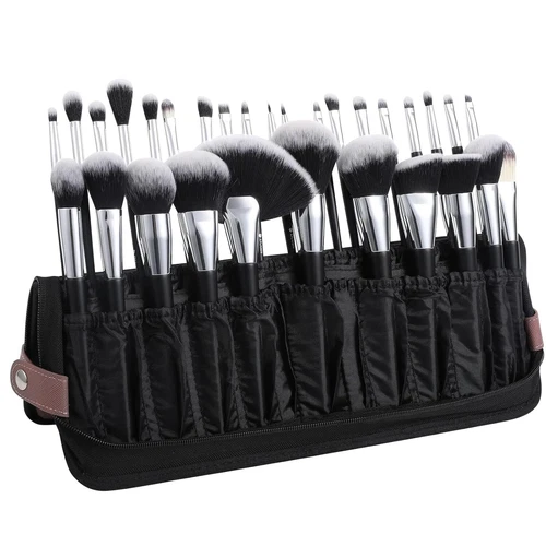 Makeup Brush Organizer 30pcs Folding Travel Professional Case Cosmetic  Only Bag