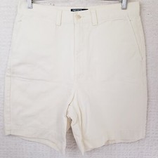 Polo Ralph Lauren Shorts Mens 33 Pale Yellow Chino Made In USA