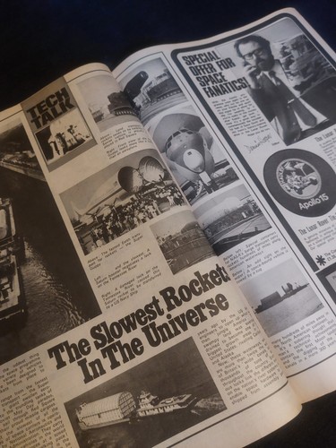Vintage TV ACTION + COUNTDOWN Comic 15 APRIL 1972 Dr Who Persuaders Thunderbirds - Picture 6 of 8