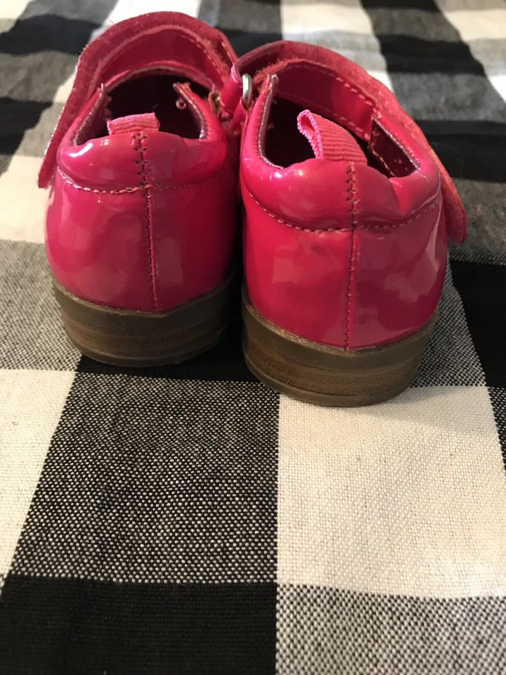 Zapatos Mocasines Oshkosh Infantil Rosa Maryjane Talla 6 Flecos Foto 3 de 4