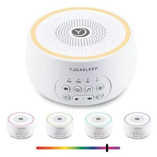 Yogasleep Dreamcenter White Noise Machine with Night Light 26 Sleep Sounds