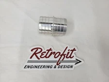 ICT Billet 1-1/2" to 1-1/2" Inch Radiator Hose Coupling LS Swap No Steam Port