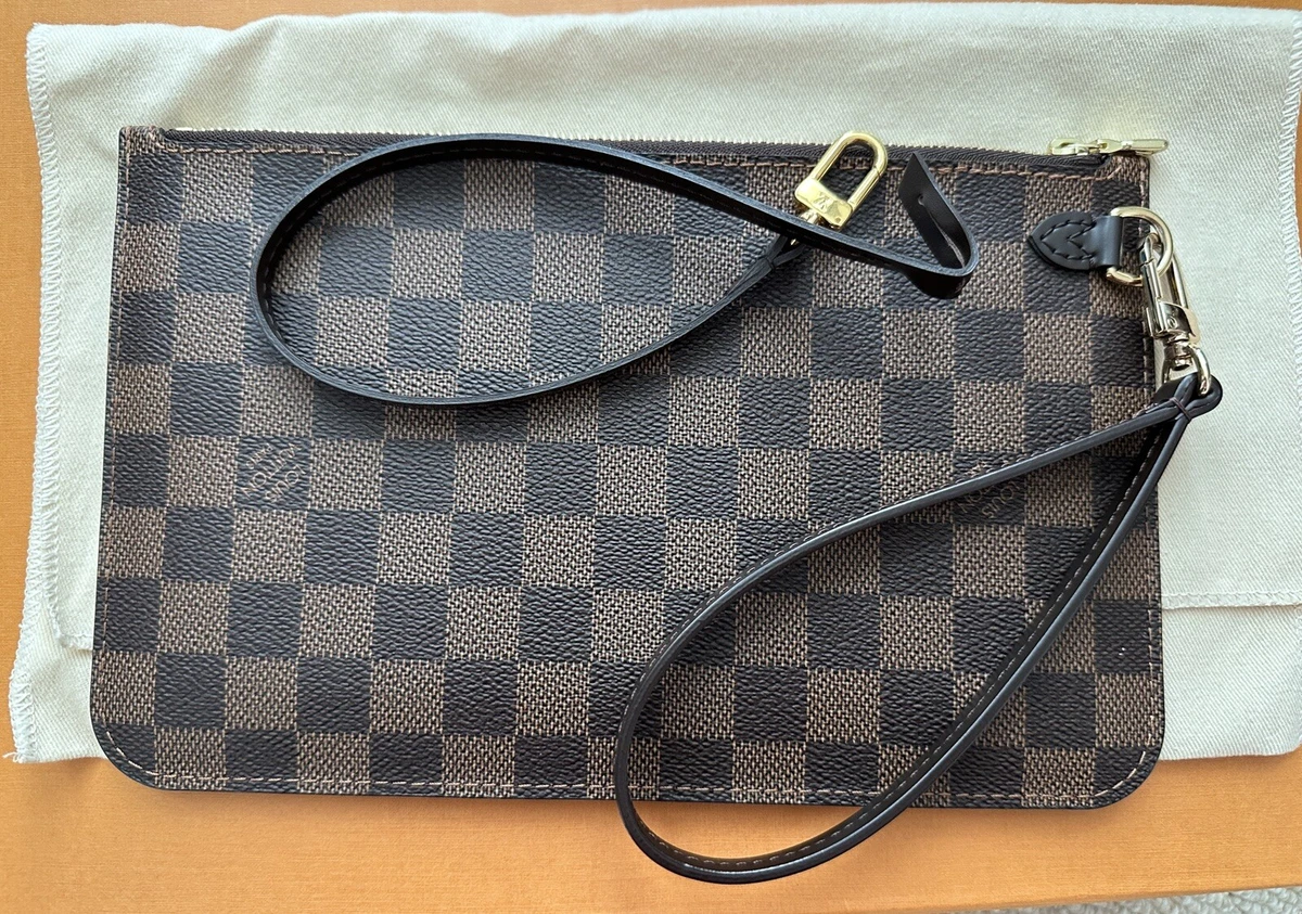 Louis Vuitton Neverfull Pochette Damier Large - ShopStyle Shoulder Bags