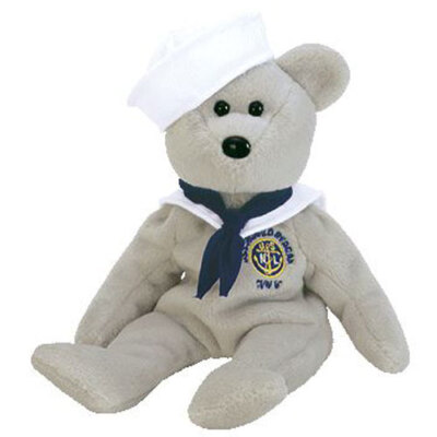 TY Beanie Baby - RONNIE the Sailor Bear (USA Exclusive*(8.5 inch
