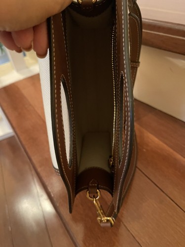 Buberry Mini Canvas and Leather Pocket Bag/$1,350 + Tax - Picture 12 of 12