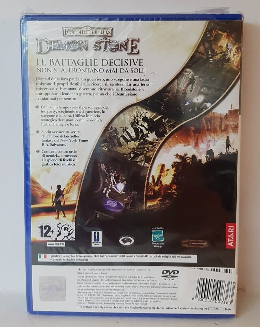 PlayStation2 - PS2★DEMON STONE FORGOTTEN REALMS 海外版 北米版 Forgotten Realms Demon Stone sony PS2 PLAYSTATION 2 Pal Eu