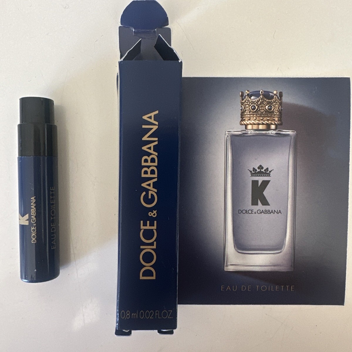 Dolce & Gabbana K Eau de Toilette EDT Cologne Sample 0.03 oz