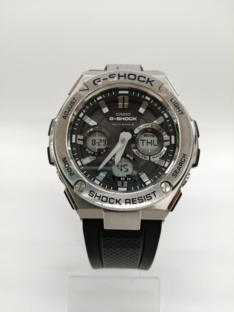 Casio GST-W110 G-Shock Quartz Men's Watch Black Dial Round