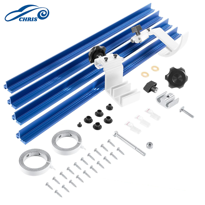 #ad #ad KMS8000 Precision Trak and Stops Kit Saw Guide Measuring Woodworking Tool $145.99