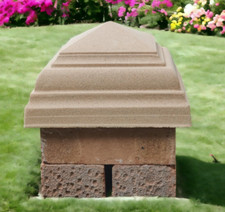 Cast Stone Pier Cap 1x1 RPT / Pillar Wall Caps / Brick Wall Caps / Pier Tops