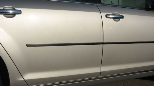 FITS AMC BLACK CARBON FIBER SIDE DOOR TRIM BODY MOLDING KIT SET 2 OR 4 DOOR - Picture 6 of 7