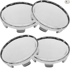 4PCS Car Wheel Center Caps, ABS Snap-in Hub Caps with 54mm/2.13" Color: Silver