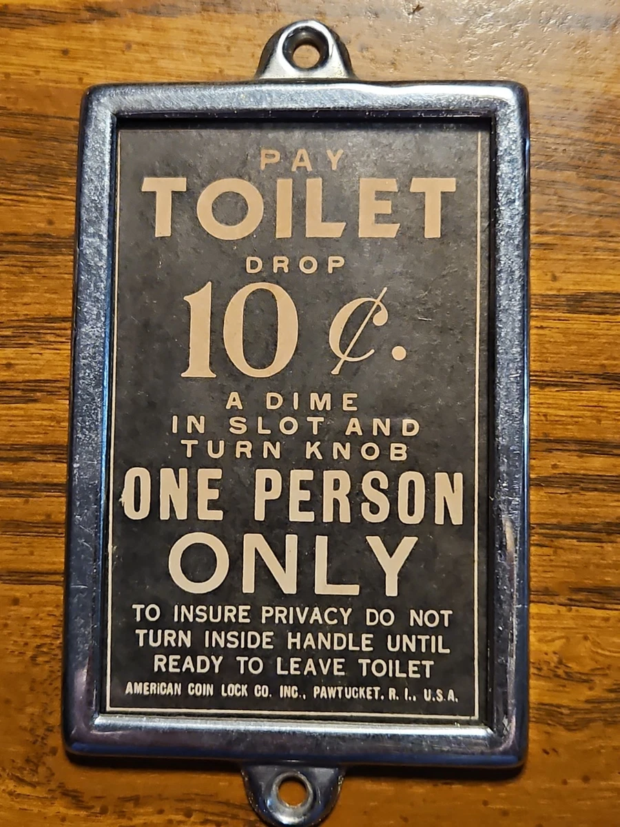 25+ Restroom Sign In Original Advertising Signs (1930-1969) for