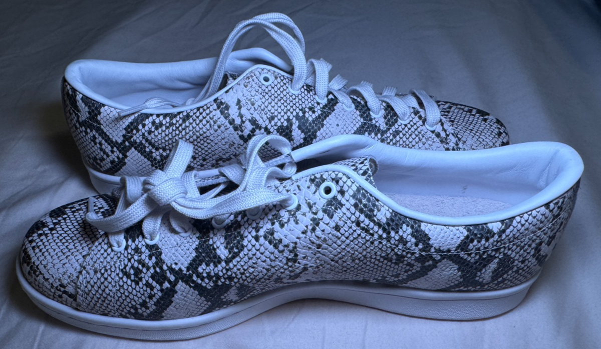 Size 12 - Hyke x adidas Stan Smith AOH-001 Python Print for sale
