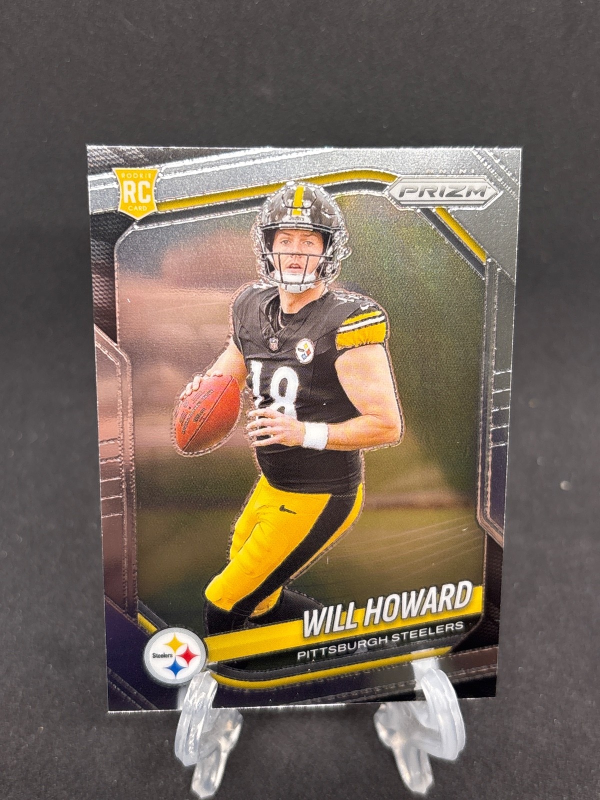 2025 Panini Prizm Will Howard #367 (BASE) Pittsburgh Steelers RC