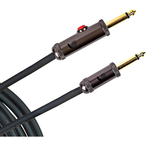 Planet Waves Circuit Breaker Instrument Cable Latching Straight Plug 15 ft. Blk