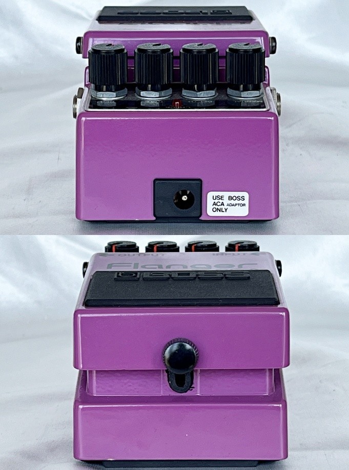 BOSS BF-2 Flanger 1985 W/Box Vintage Guitar Pedal Made in japan