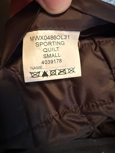 Barbour ToKiTo Sport Quilt - Olive, Quilted, Waxed, Tweed, Suede Accents - Picture 11 of 11