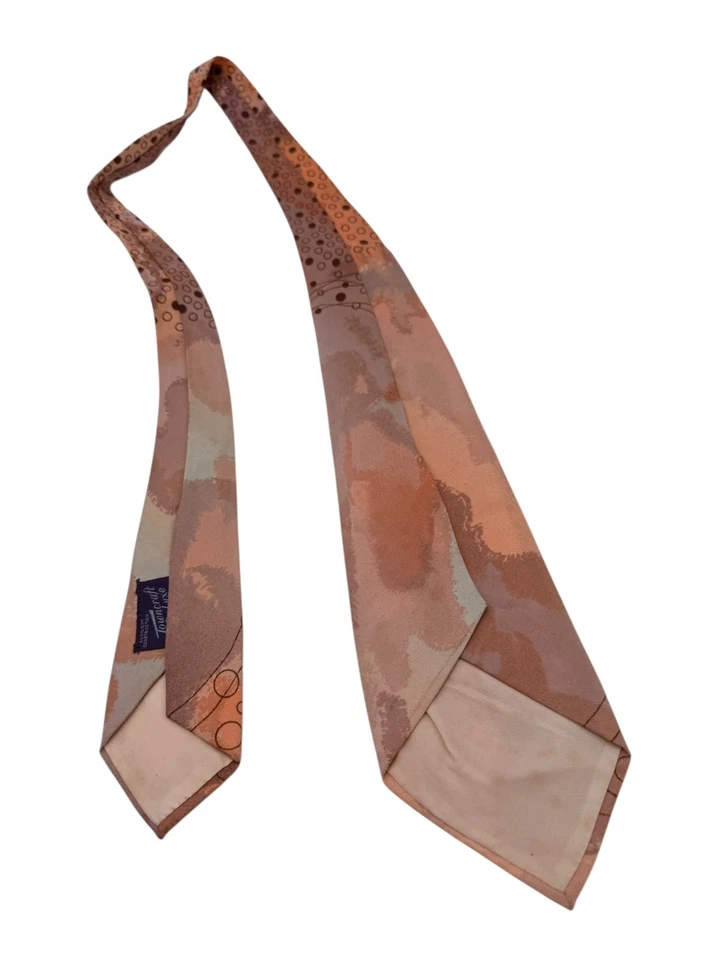 Lote de 10 corbatas vintage para hombre de la década de 1940 | Corbatas novedosas Swing Era Silk Rayon MCM Foto 4 de 4