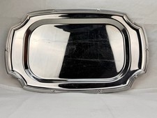 WMF Kreuzband Servierplatte (gebraucht) rechteck Edelstahl Ludwig XVI