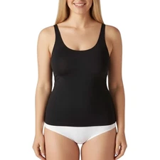 Ruby Ribbon Second Skin Scoop Neck Smoothing Cami Black NWT Size 32