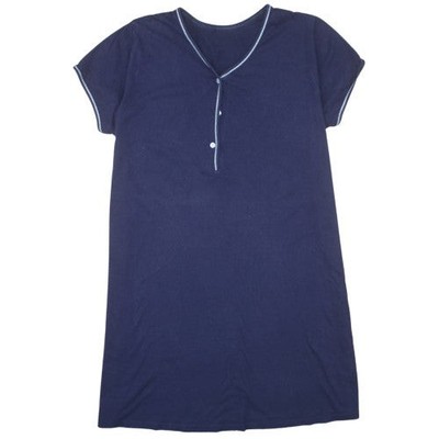 Mothercare Damen blau Baumwolle T-Shirt Kleid Größe 12-14