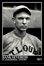 Hank Severeid 1993 Conlon Collection TSN Card #855 St. Louis Browns