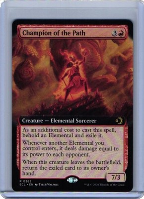 Champion of the Path (Extended Art) R Lorwyn Eclipsed 362 NM