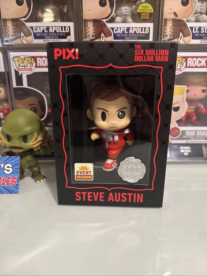 THRILLJOY PIX COMMON STEVE AUSTIN SIX MILLION DOLLAR MAN 2025 SDCC EXCLUSIVE
