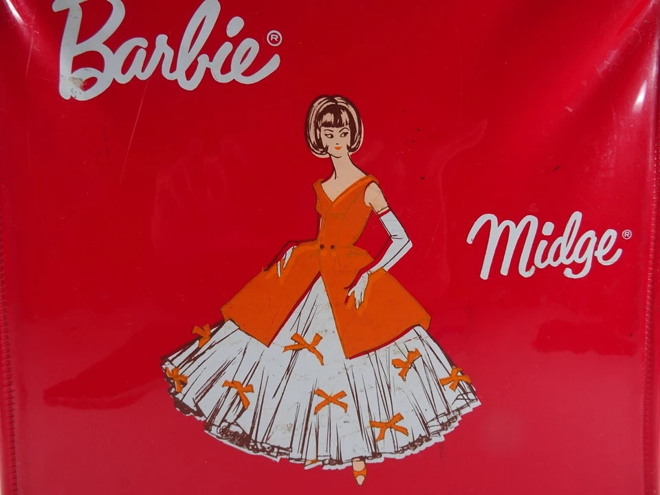 Vintage Barbie-Zubehör Puppenkoffer Midge Mattel Frankreich 60er-Jahre (19624) - Bild 2 von 4