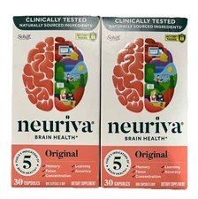Brain Health Memory Focus (2 PACK) Focus Function Clarity Supplement
