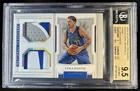 2018-19 National Treasures Luka Doncic Rookie Dual Patch RC #/25 BGS 9.5