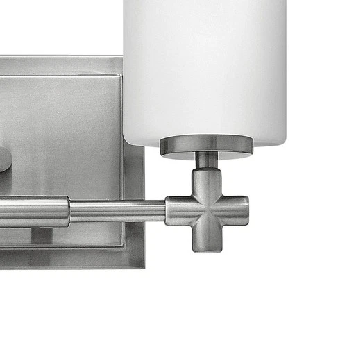 Hinkley Lighting 57552 Laurel 2 Light 13"W Bathroom Vanity Light - Nickel - Picture 5 of 6