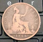 1866 Victoria Penny — photo from another recent sale