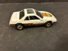 Vintage 1984 HOT WHEELS Pontiac Fiero 2M4 White Loose NRMT 'The Hot Ones' 1 Chip