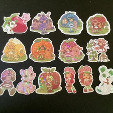 Strawberry Shortcake  Friends Holographic Stickers - Set of 14 -