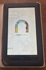 Barnes & Noble Nook Color 8GB, Wi-Fi, 7 inch BNRV200 (Read Condition)
