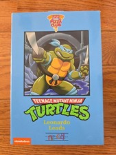 New Sealed NECA Pizza Club Teenage Mutant Ninja Turtles Leonardo Leads