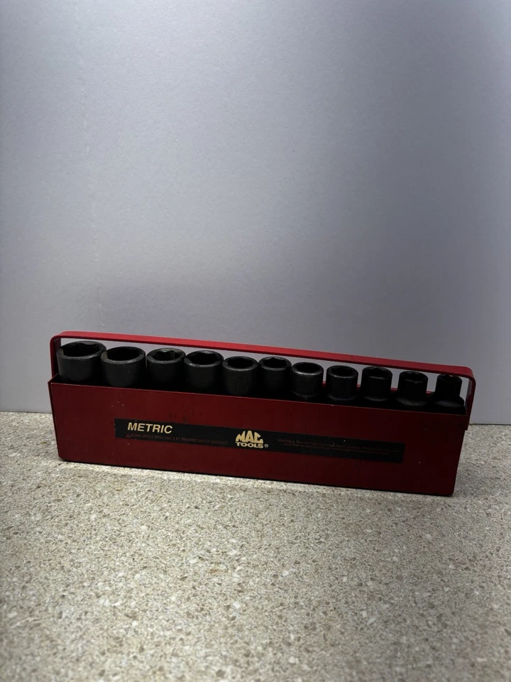 Mac tools 11 pc 1/2 drive impact socket set metric - Image 2 of 4