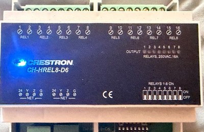 Crestron CH-HREL8-D6 8 Relais Elektrische Steuerschnittstelle Hutschiene