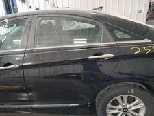 2014 Hyundai Sonata Left Rear Door Shell Black 4DR SED Used Local Pickup Only