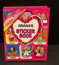 Personalized Name ARIANA STICKER BOOK Stick W/ Us Girls Funky Groovy Stickers