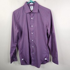 Thomas Mason Archive For J. Crew Ludlow Mens Gingham Button Down Shirt S