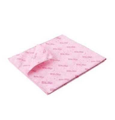 Sunbeam Reinigungstuch rosa Raypath 38x41 cm mit Nanosilber zum Polieren